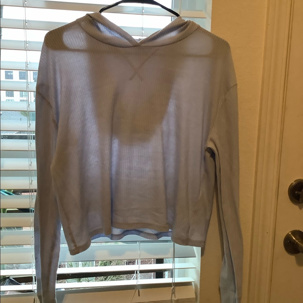 Light-weight hooded thermal/sweatshirt